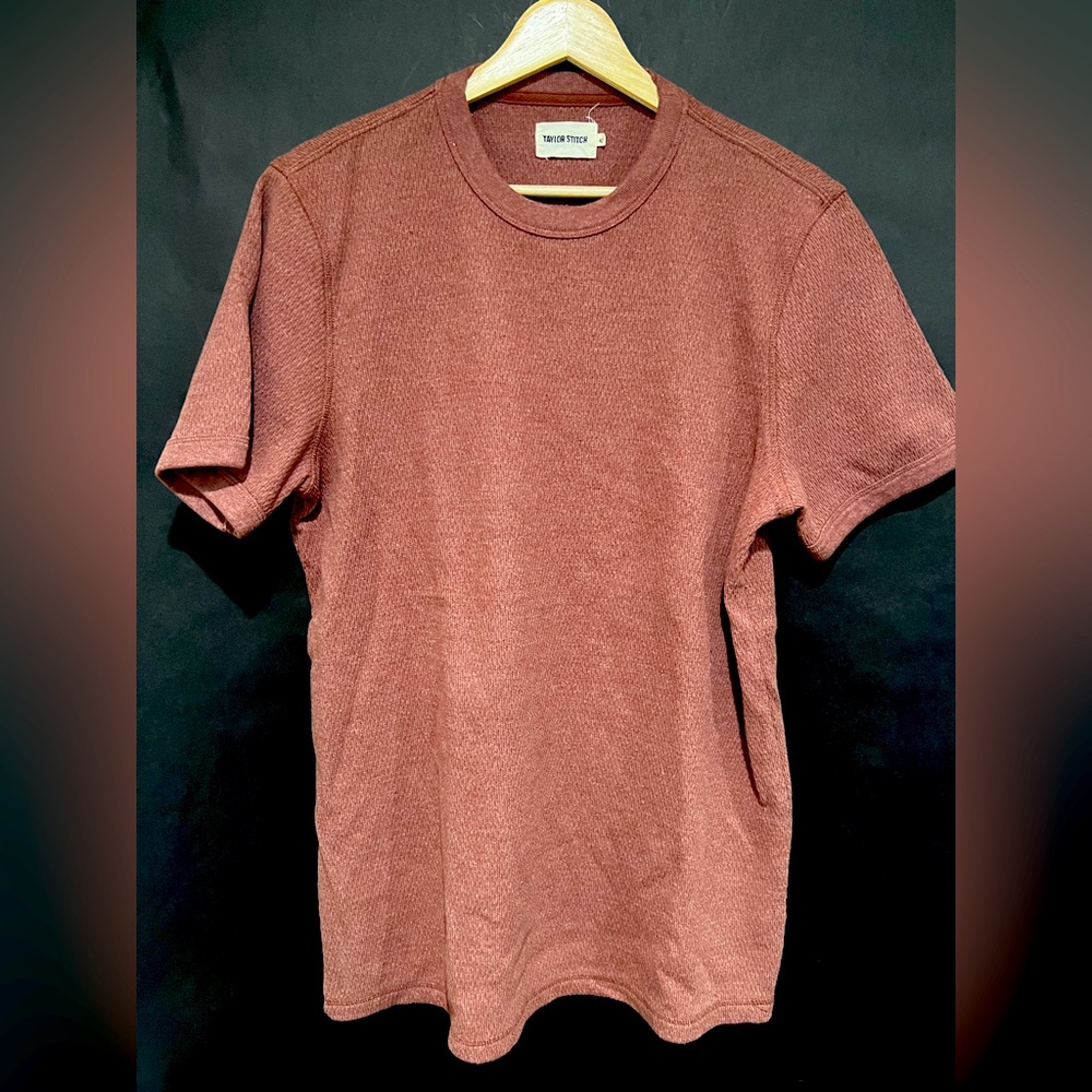 Taylor Stitch Heavy Bag Waffle Tee, Size 42